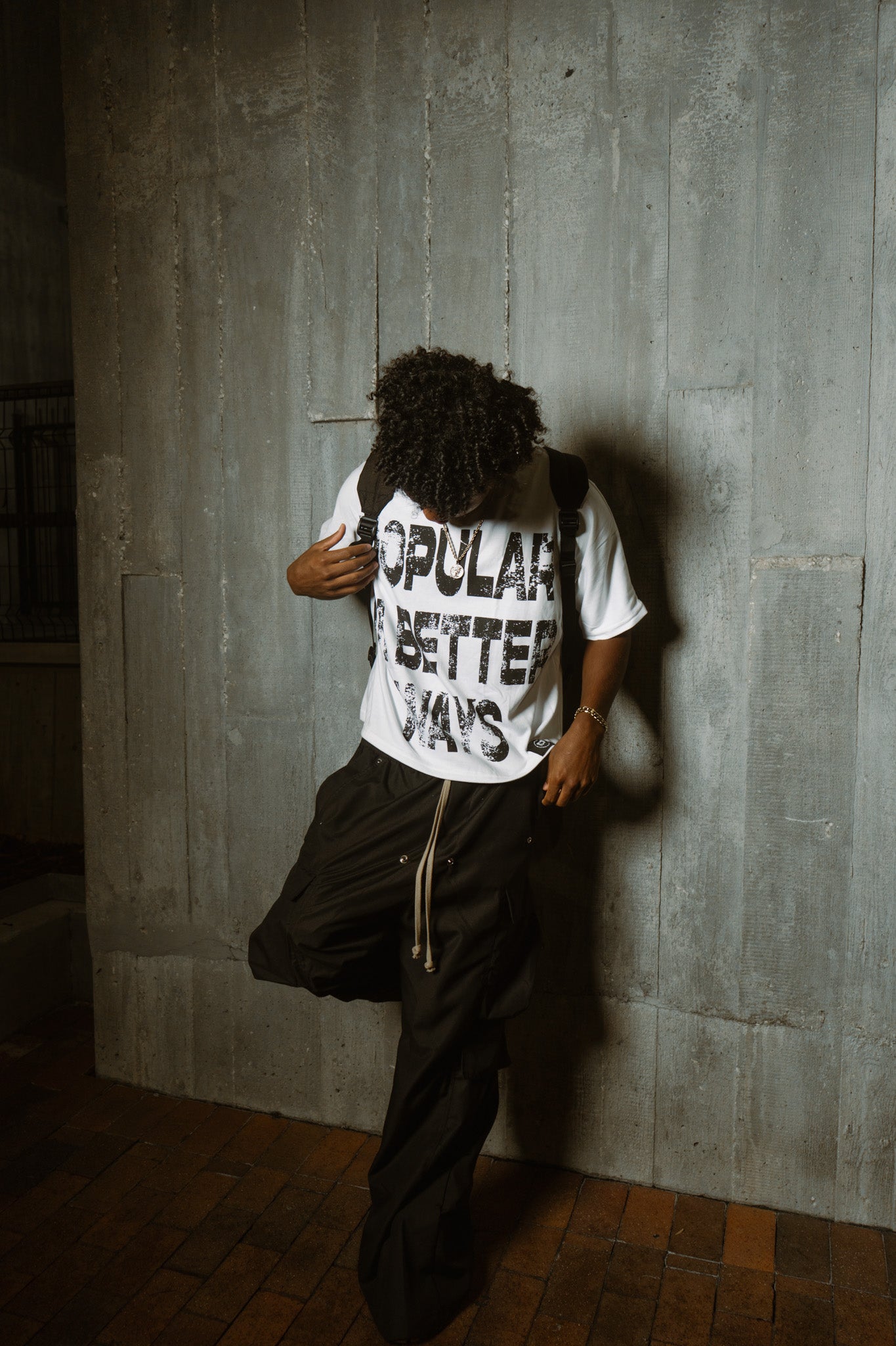 "Popular In Better Ways" White Tee