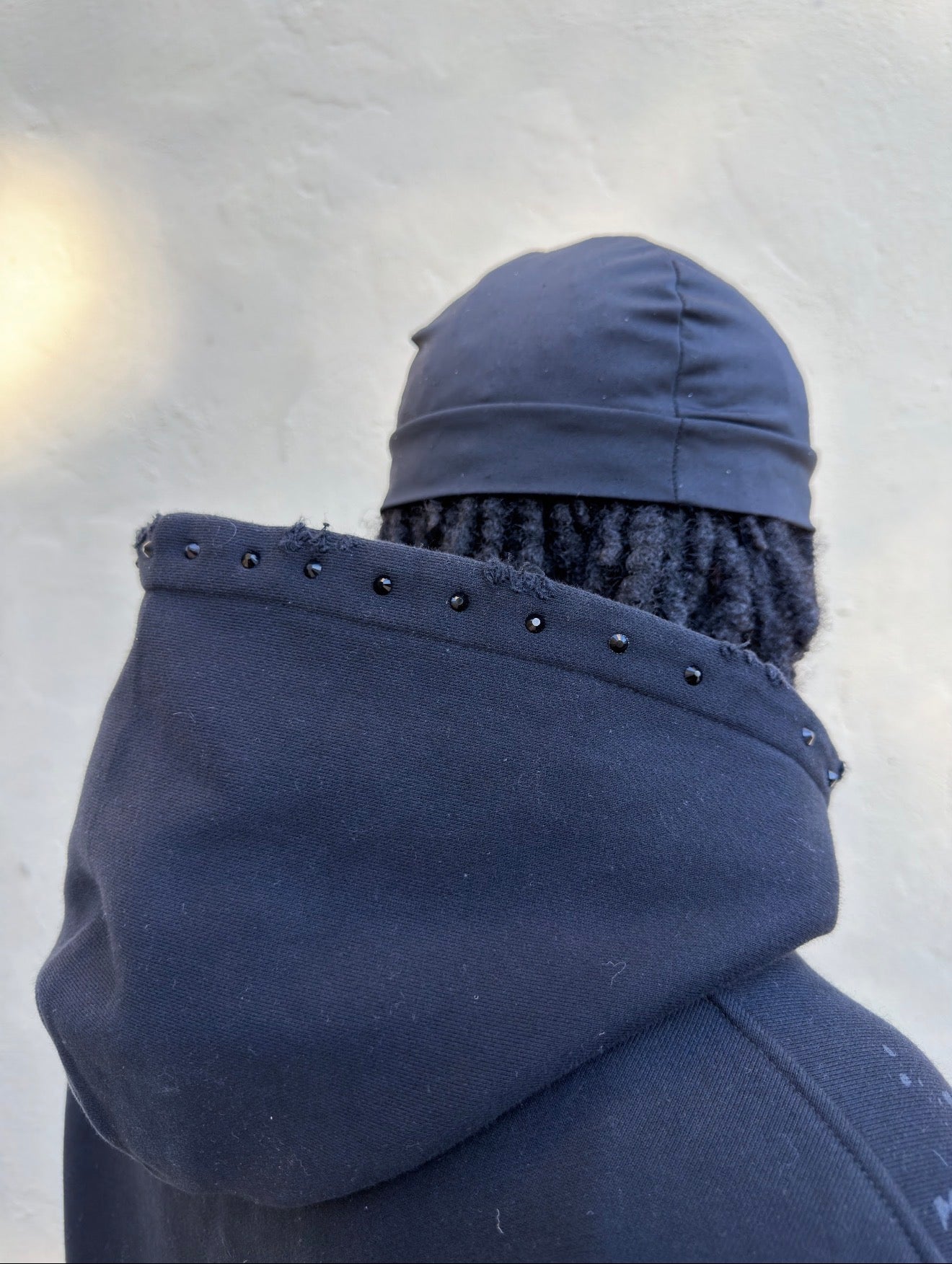 "OBSIDIAN" Rinestone Hoodie