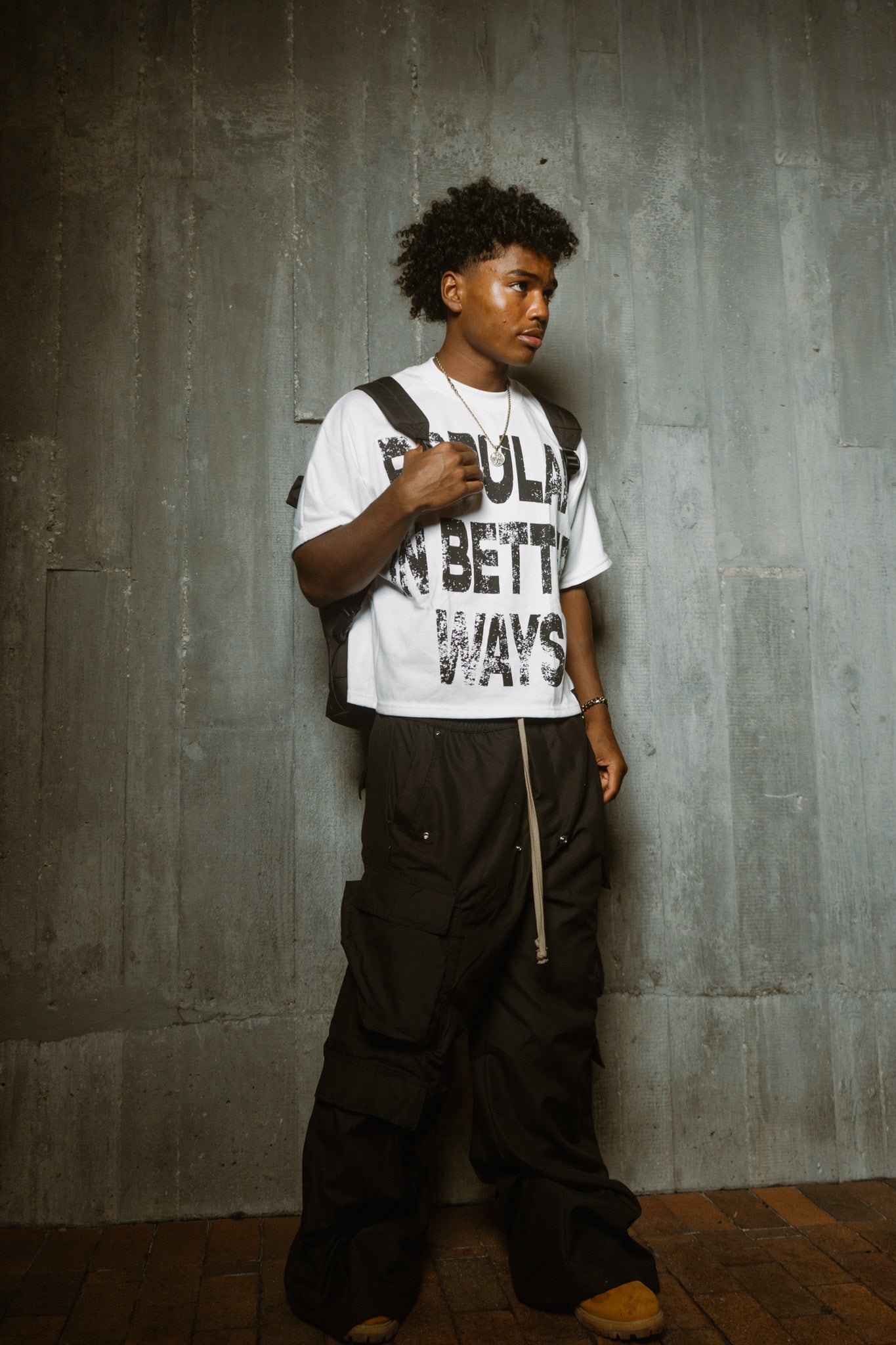 "Popular In Better Ways" White Tee