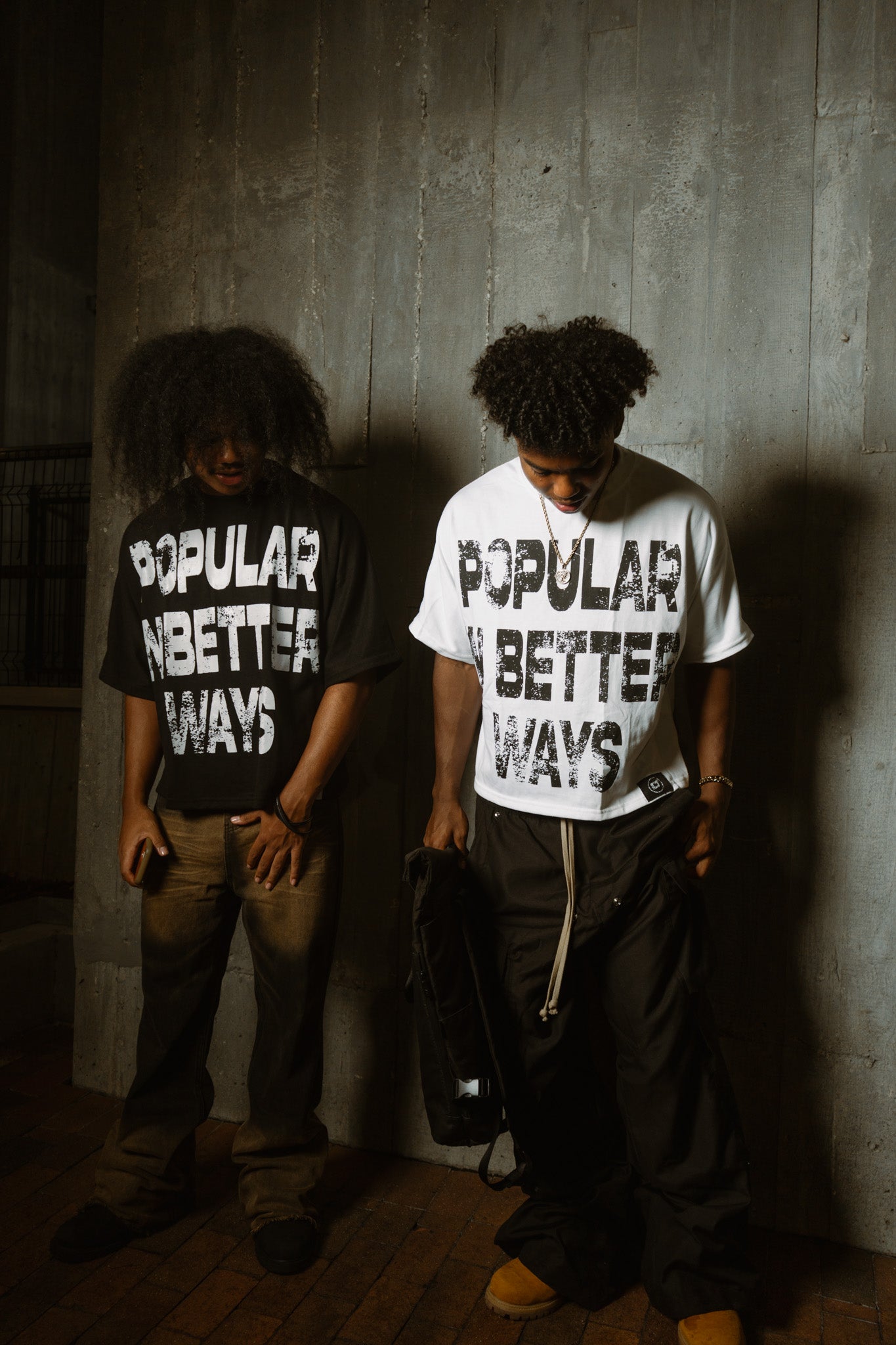 "Popular In Better Ways" White Tee